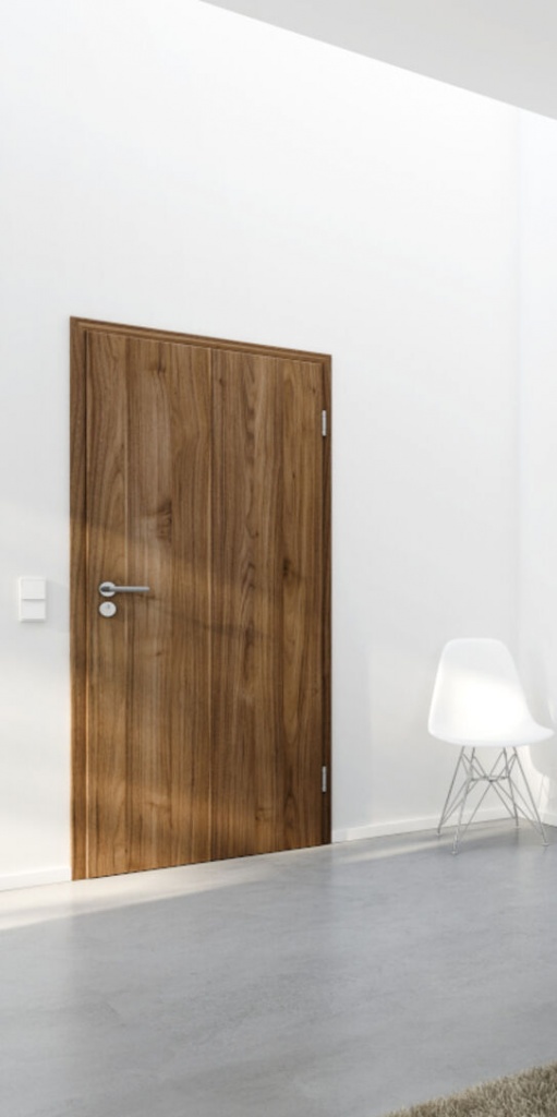 Двери Hormann для дома из коллекции BaseLine с Duradecor и структурированной поверхностью