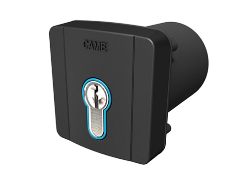 Купить Встраиваемый ключ-выключатель CAME SELD2FDG с цилиндром замка DIN и синей подсветко с доставкой и установкой в Батайске