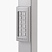 Морозостойкая, водонепроницаемая кодовая панель Locinox (Бельгия) SLIMSTONE со встроенным реле, цвета zilver и 9005 (черный)  - купить в Батайске!