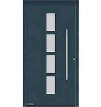 Двери входные алюминиевые  ThermoPlan Hybrid Hormann – Мотив 501 в Батайске